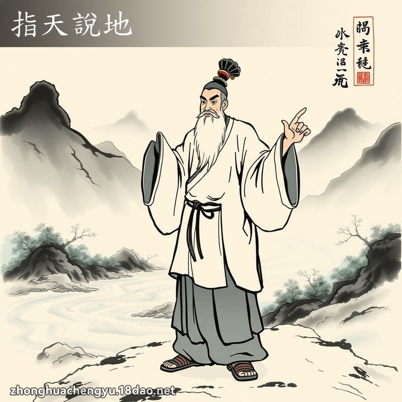 指天說地 配图