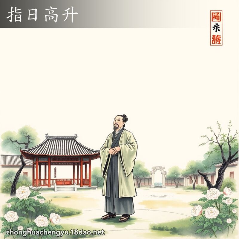 指日高升 配图