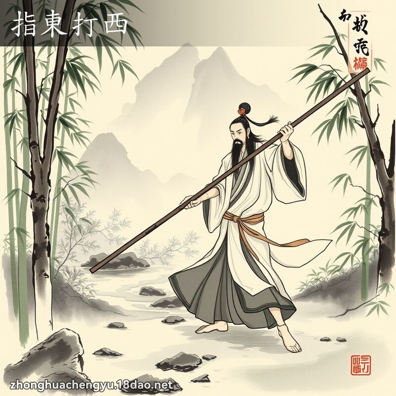 指東打西 配图