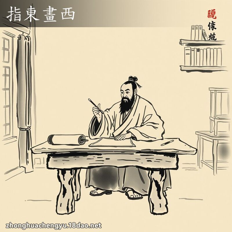 指東畫西 配图