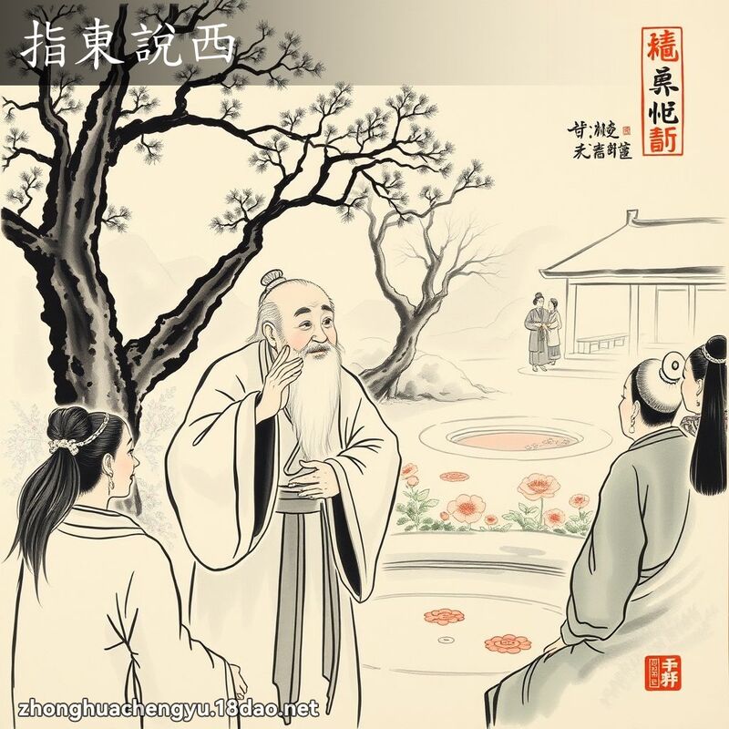 指東說西 配图