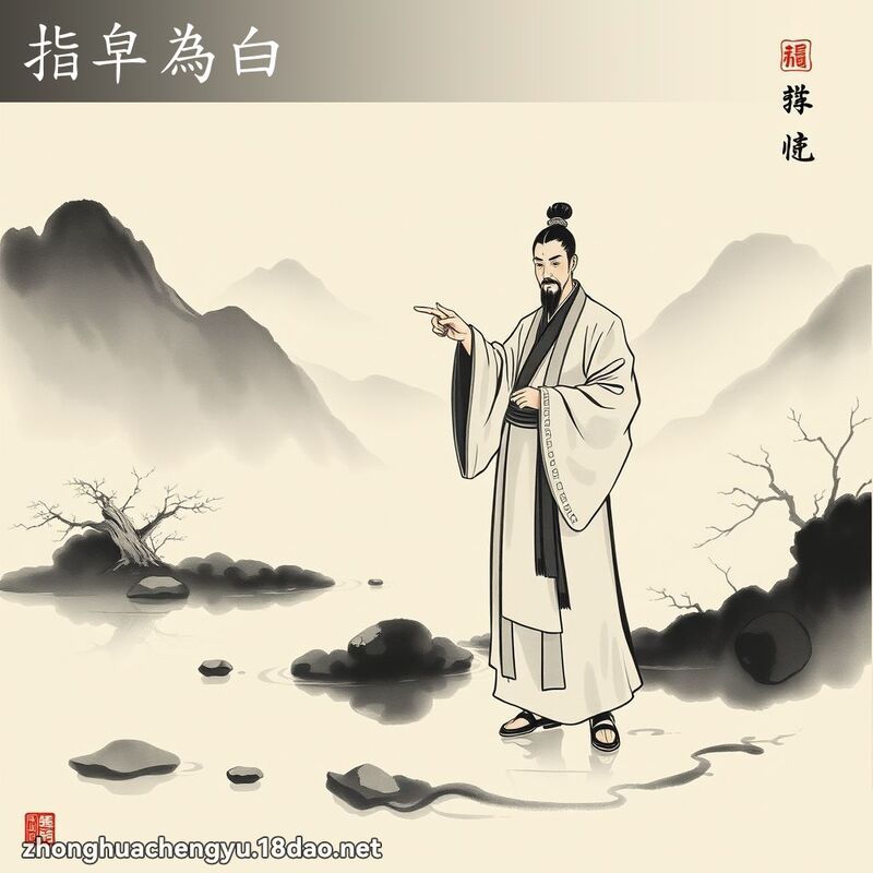 指皁為白 配图