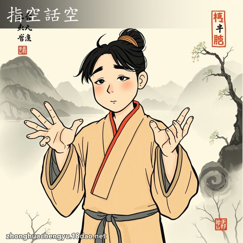 指空話空 配图