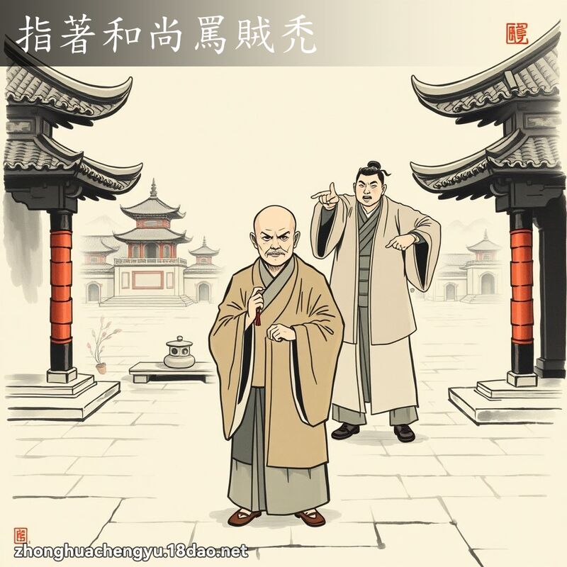 指著和尚罵賊禿 配图
