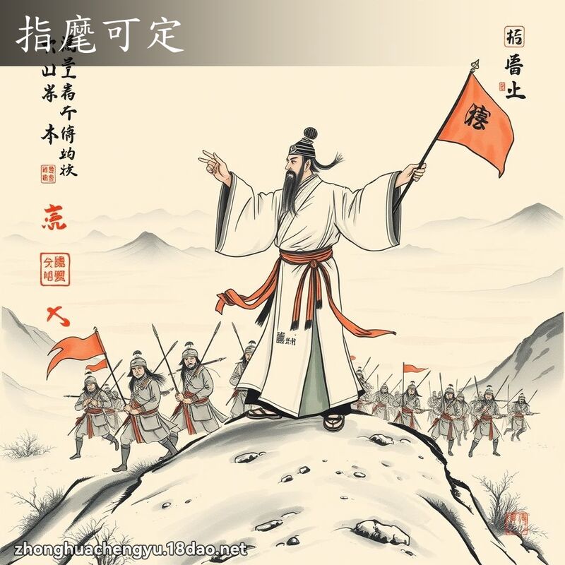 指麾可定 配图