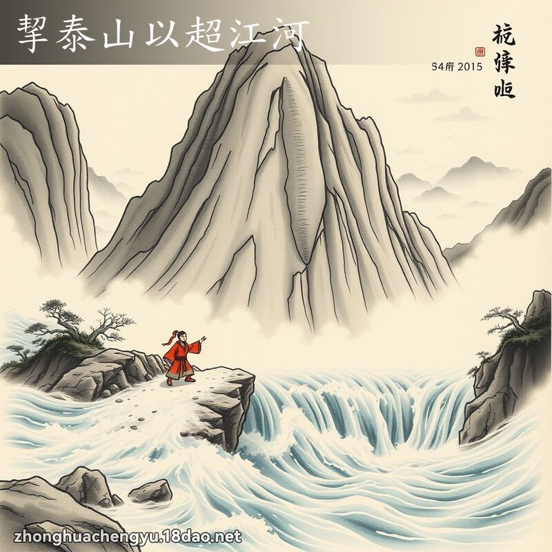 挈泰山以超江河 配图