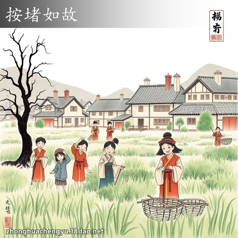 按堵如故 配图