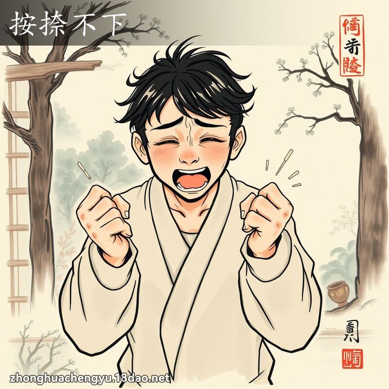 按捺不下 配图