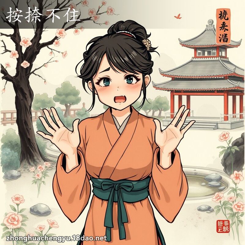 按捺不住 配图