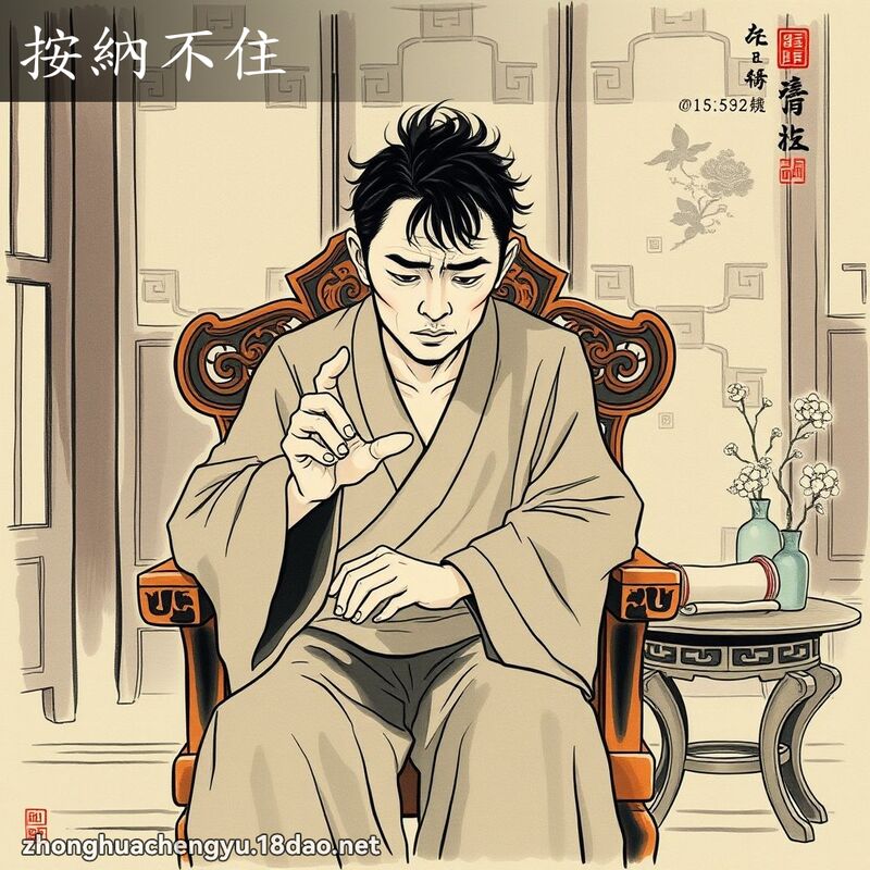 按納不住 配图