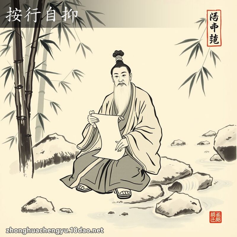 按行自抑 配图