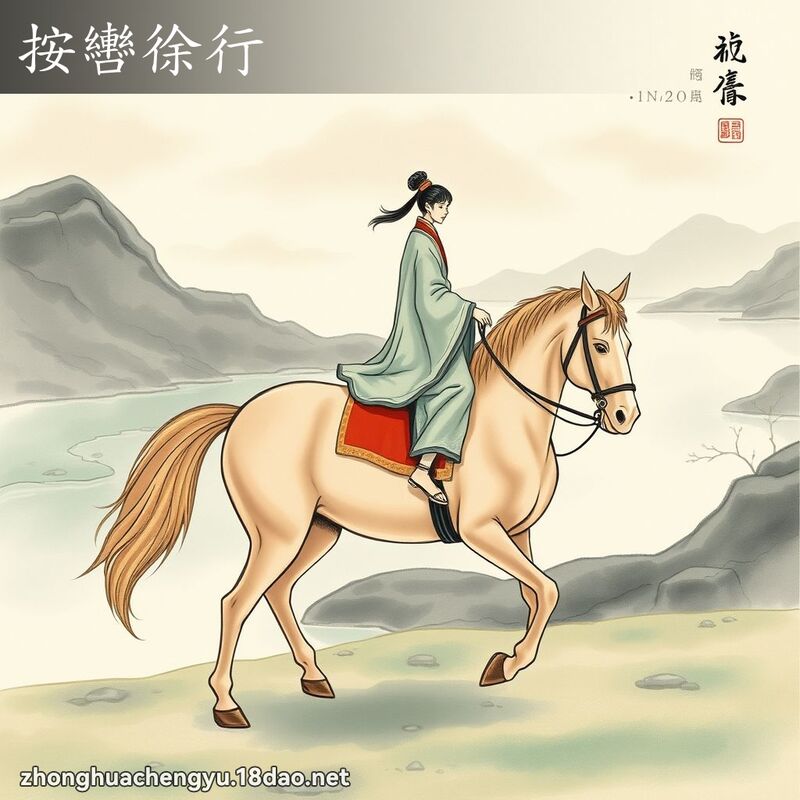 按轡徐行 配图