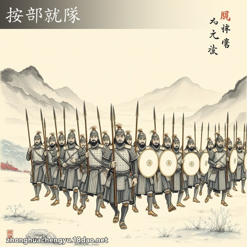 按部就隊 配图