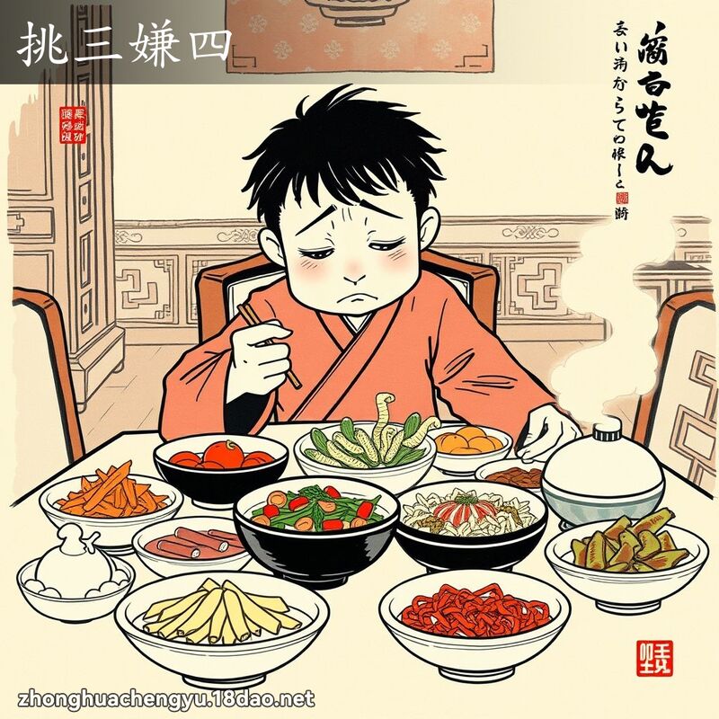 挑三嫌四 配图