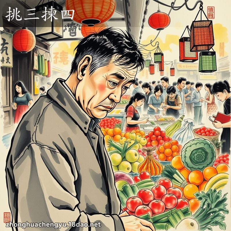 挑三揀四 配图