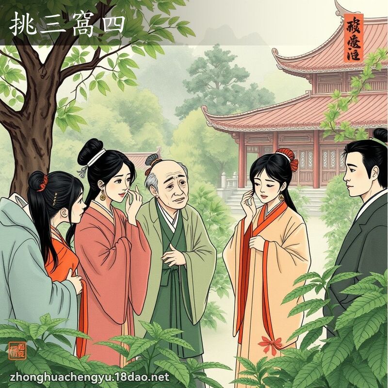 挑三窩四 配图