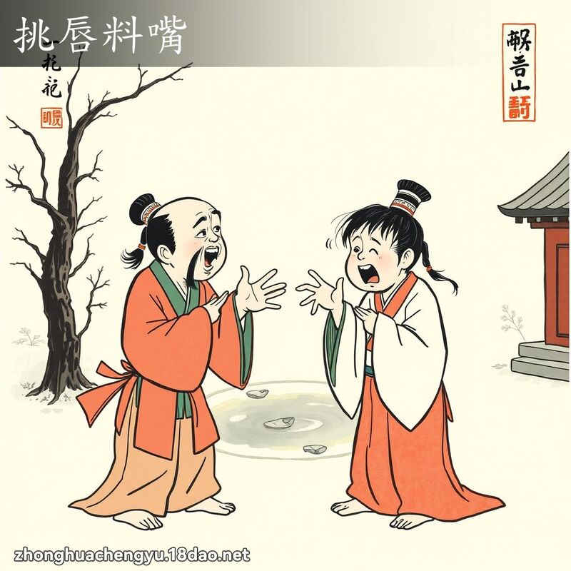 挑唇料嘴 配图