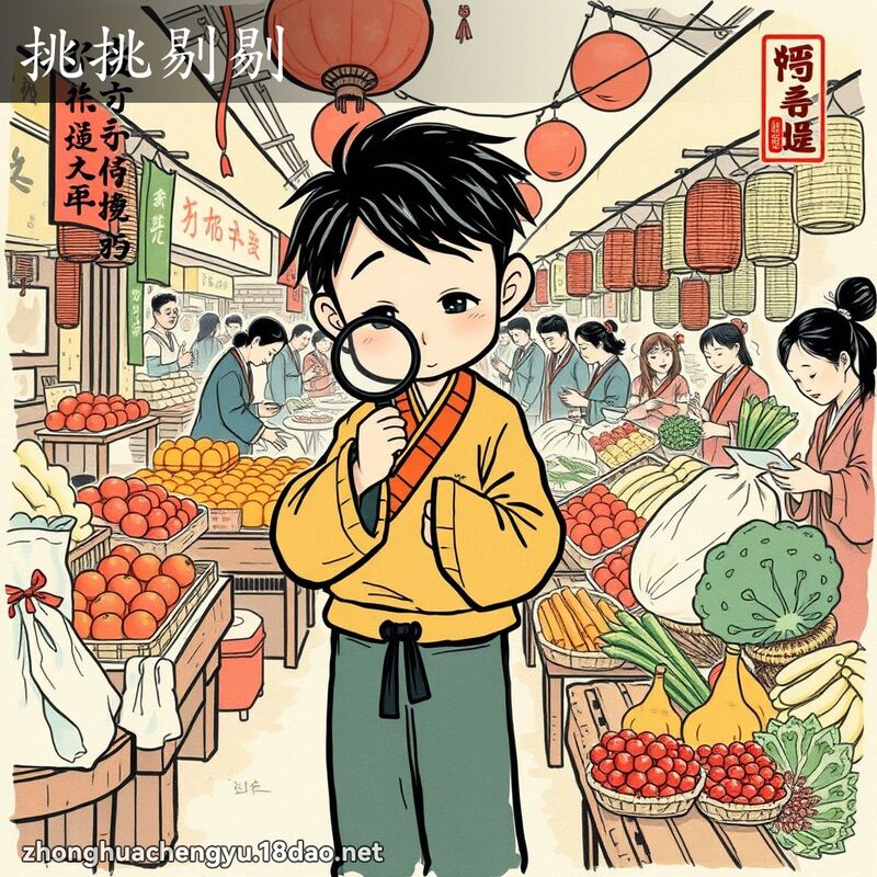 挑挑剔剔 配图