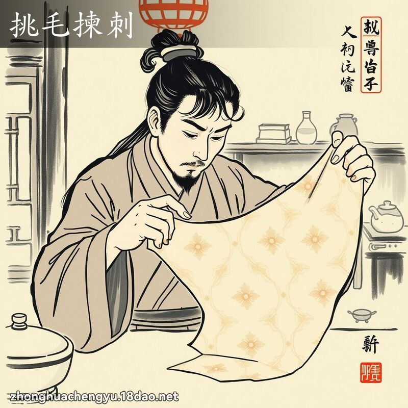 挑毛揀刺 配图