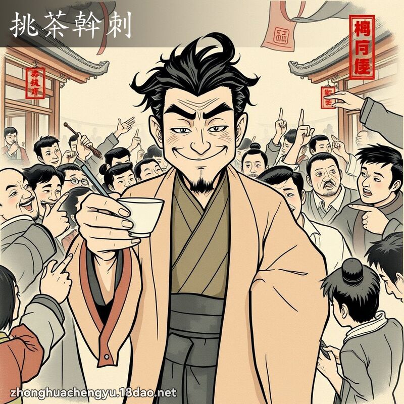 挑茶斡刺 配图