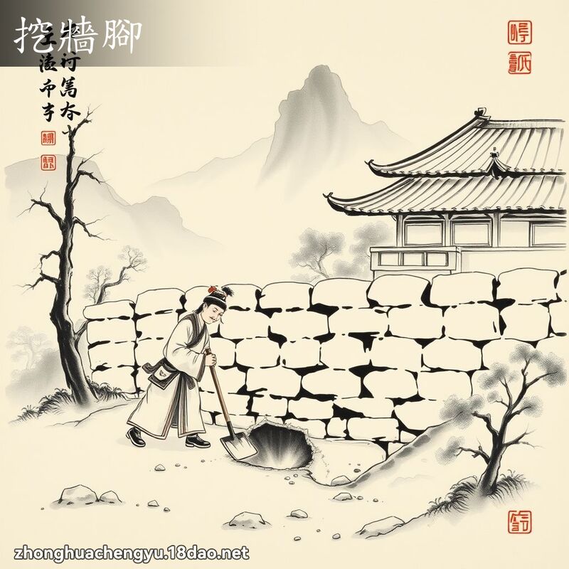 挖牆腳 配图