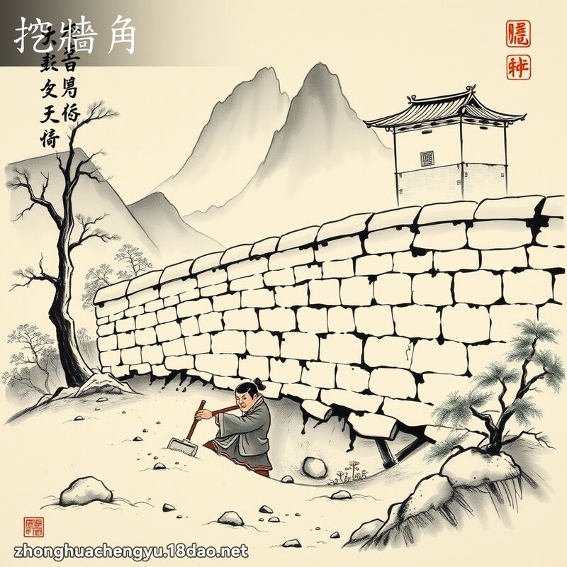 挖牆角 配图