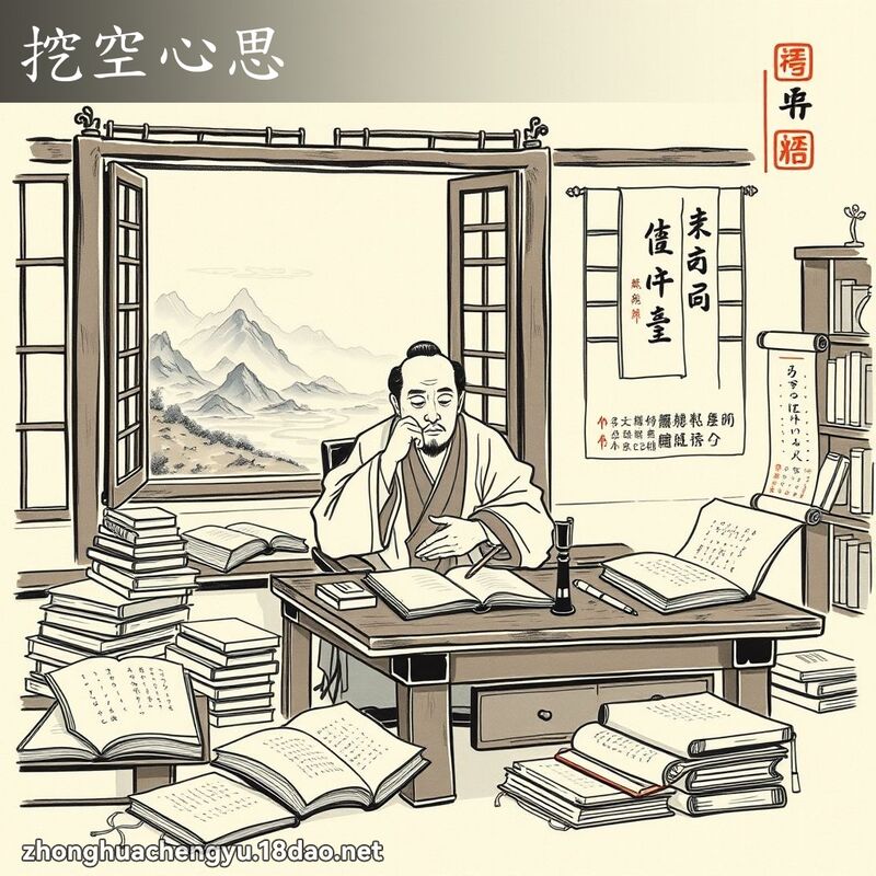 挖空心思 配图