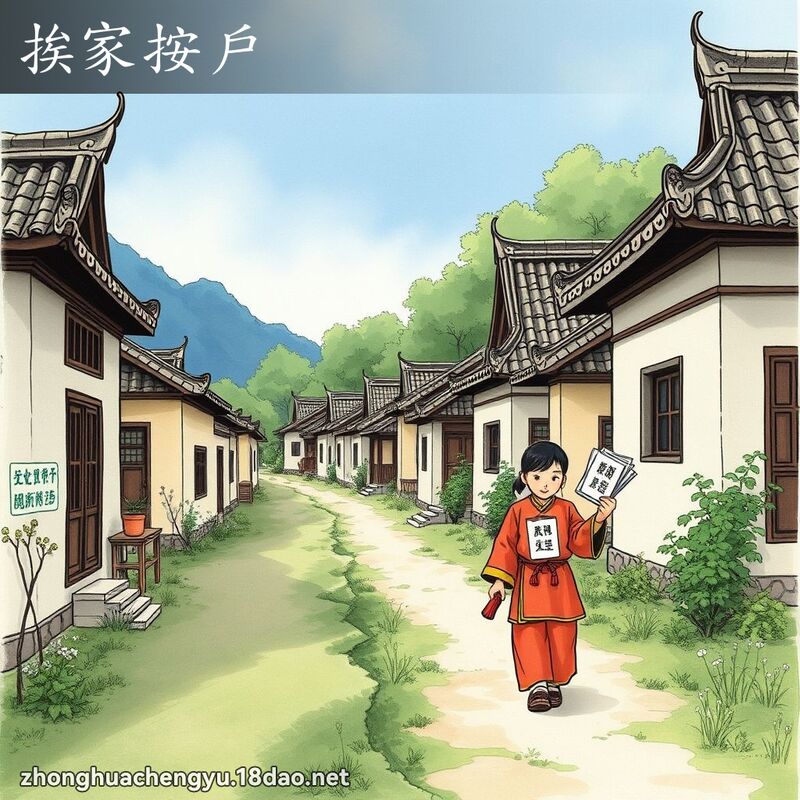 挨家按戶 配图
