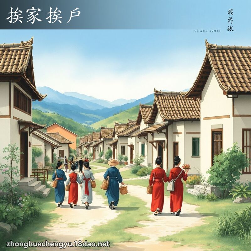 挨家挨戶 配图