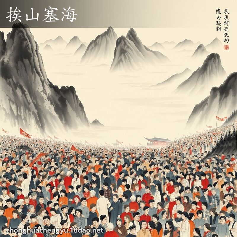 挨山塞海 配图