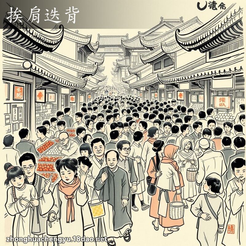 挨肩迭背 配图