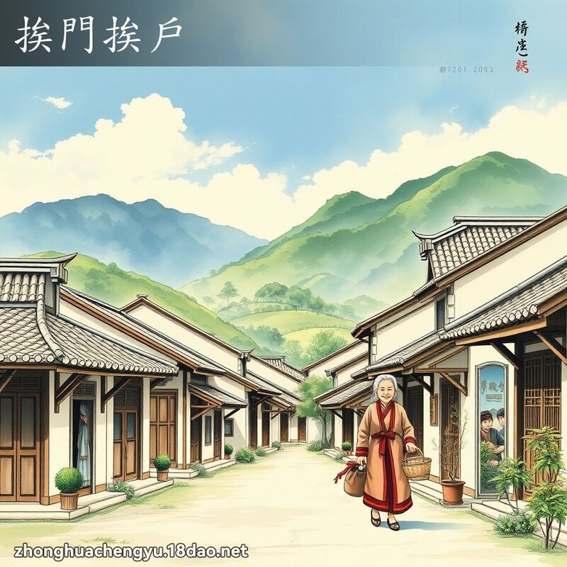 挨門挨戶 配图