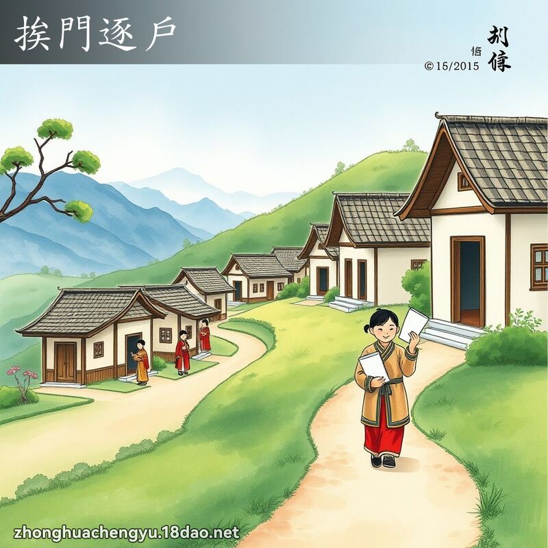 挨門逐戶 配图