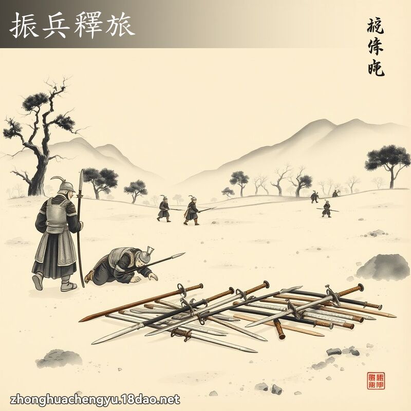 振兵釋旅 配图