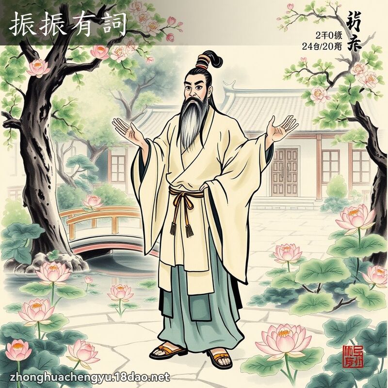 振振有詞 配图