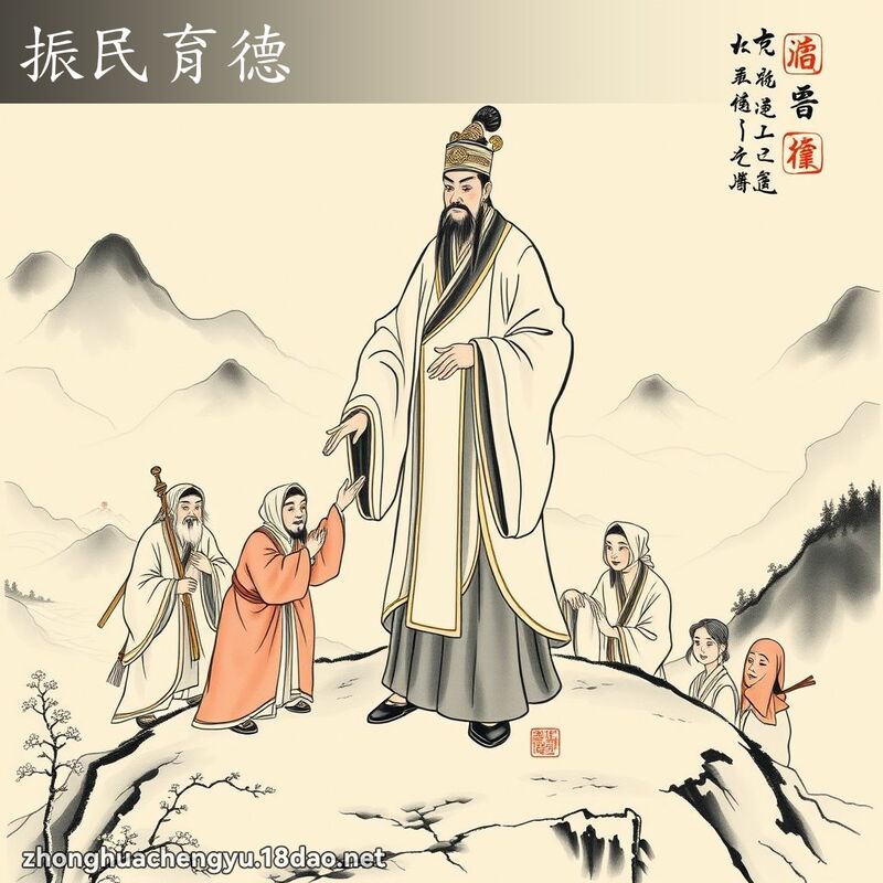 振民育德 配图