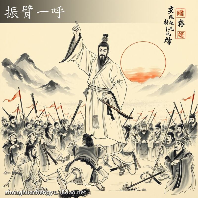 振臂一呼 配图