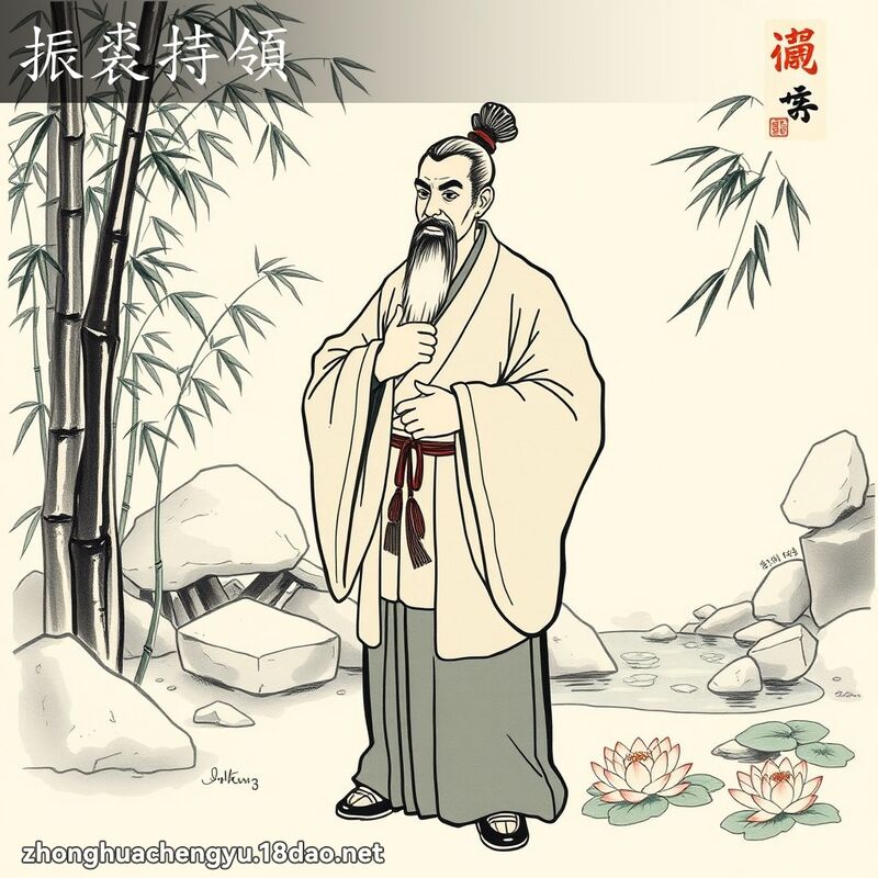 振裘持領 配图