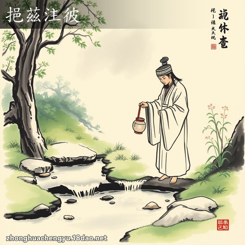 挹茲注彼 配图
