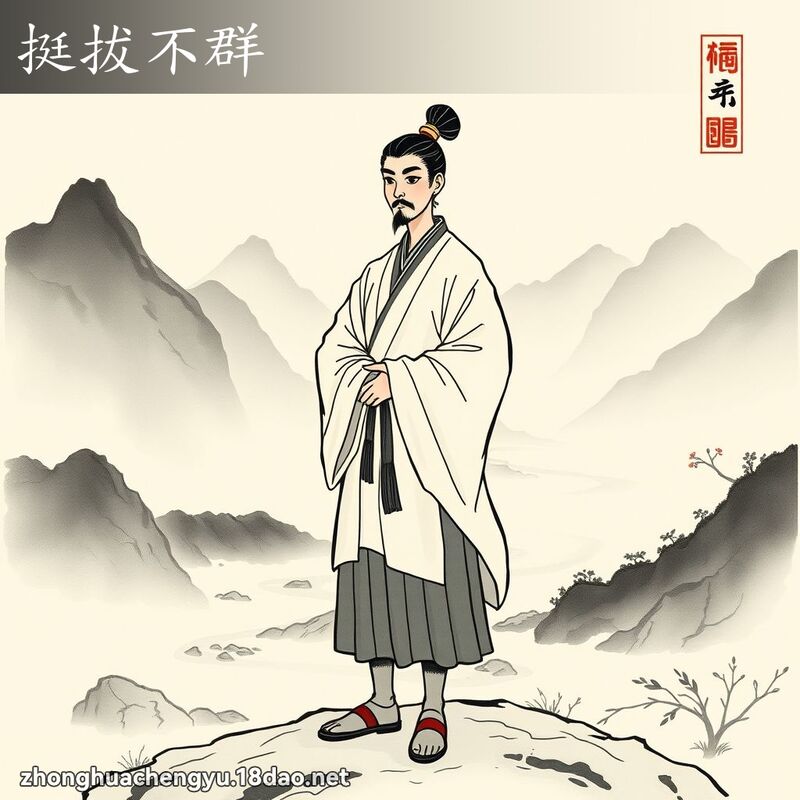 挺拔不群 配图