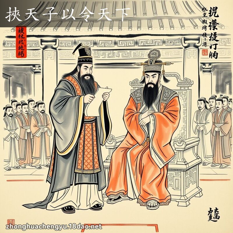 挾天子以令天下 配图