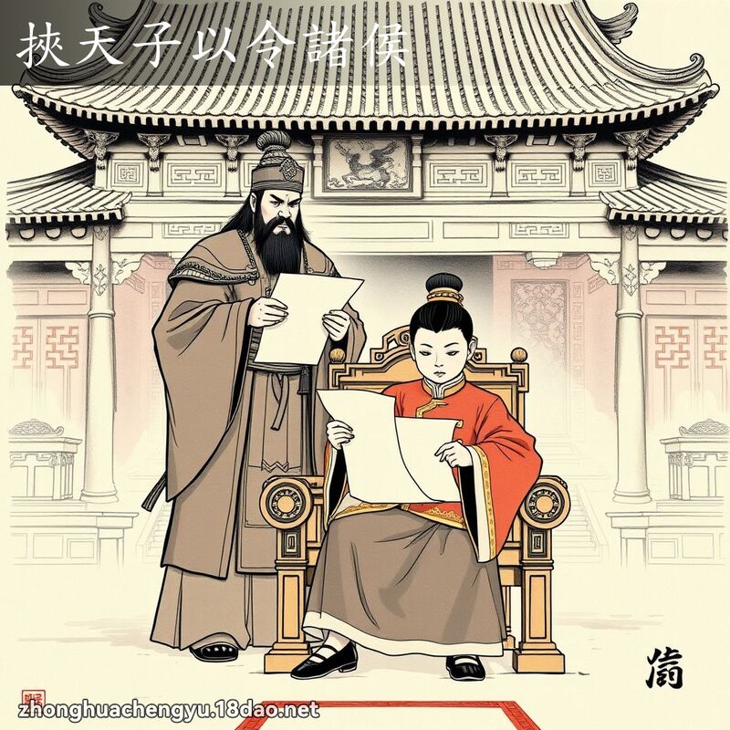 挾天子以令諸侯 配图