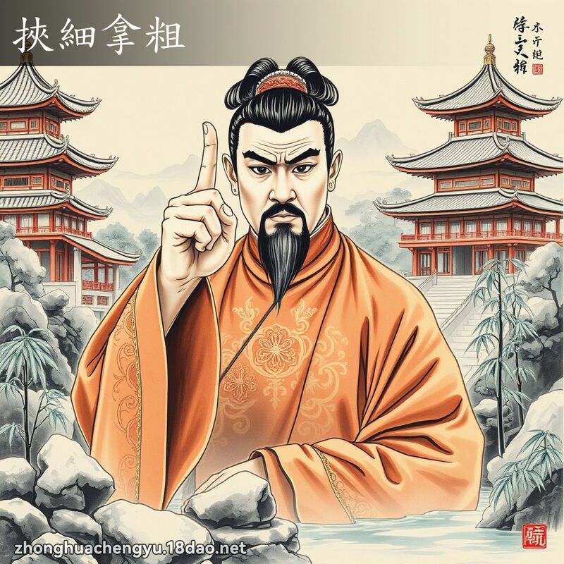 挾細拿粗 配图