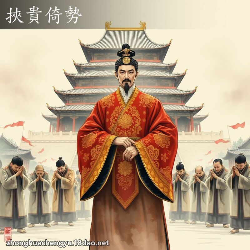 挾貴倚勢 配图