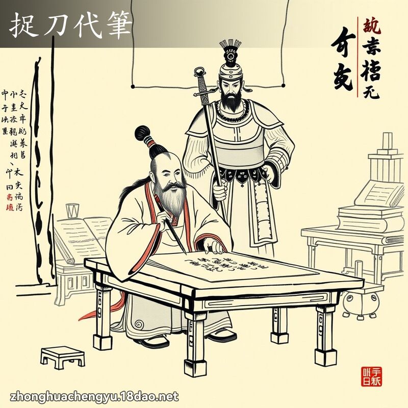 捉刀代筆 配图
