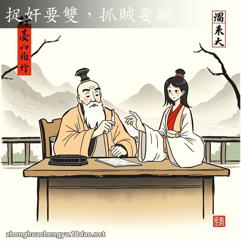 捉奸要雙,抓賊要贓 配图