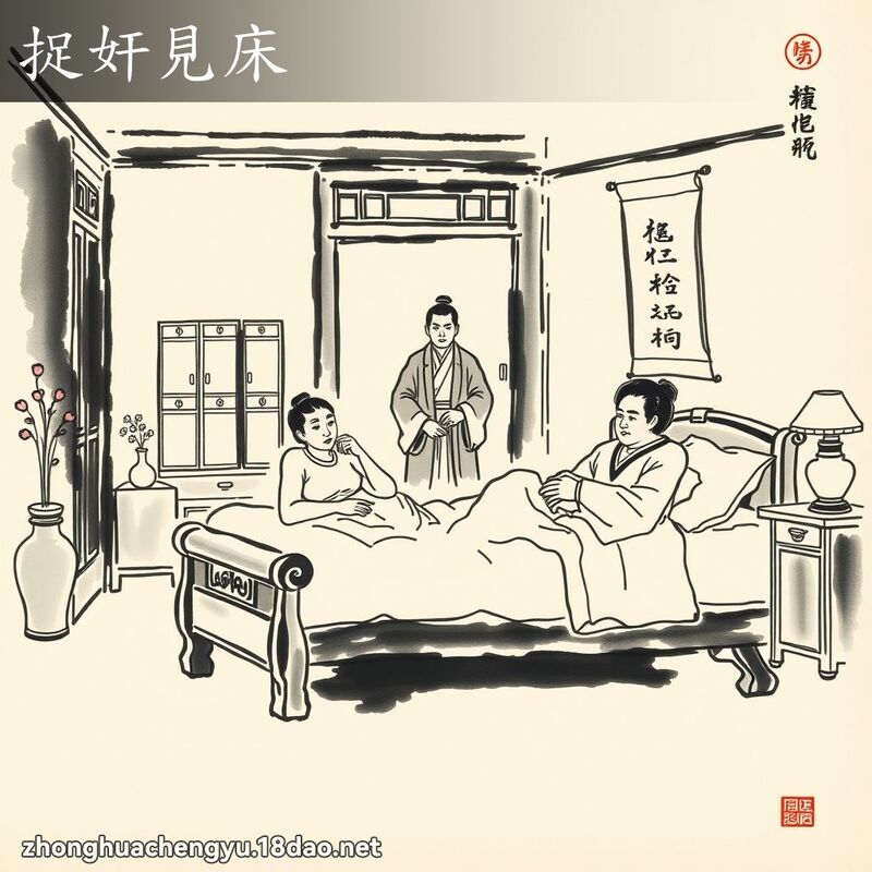 捉奸見床 配图