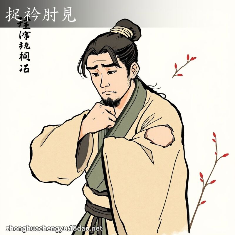 捉衿肘見 配图
