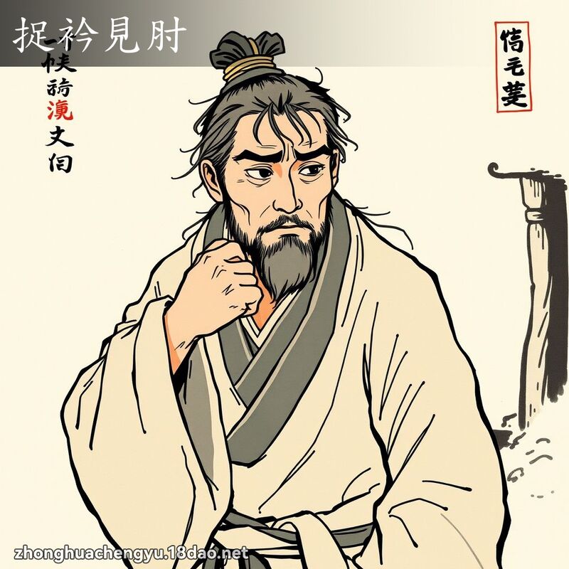 捉衿見肘 配图