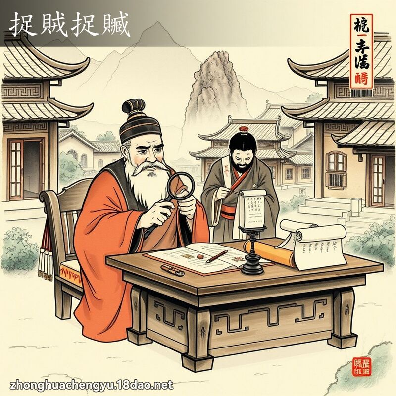 捉賊捉贓 配图